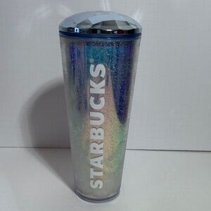 Starbucks Summer 2023 Iridescent Hologram Dome Lid Venti Tumbler 24oz